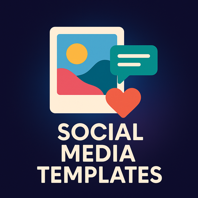 Social Media Templates | Editable Posts & Stories