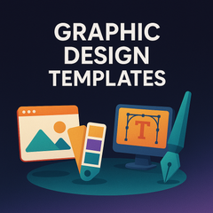 Editable logo design template for branding and businesses