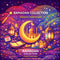 Ramadan digital downloads collection featuring lanterns, crescent moon, mosque elements, stars, and instant download graphics