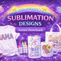 Sublimation designs collection featuring high resolution PNG graphics for sublimation printing and instant downloads