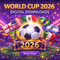 World Cup 2026 digital downloads collection featuring soccer designs, team graphics, and instant download assets