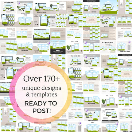 Etsy Listing Video Templates Canva Video Mockups Video Template Etsy Canva Animation Etsy Video Mockup Bundle Canva Mockup Template Bundle