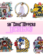 50 3D Cake Topper SVG Designs for Cricut Silhouette Parties