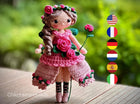 Crochet Fairy Doll Pattern Amigurumi, ISABELLE the Pixie, PDF Tutorial (En, Fr, De, Es, Nl, It)