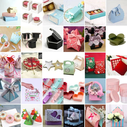 135 Box Templates, Kit Boxes, MEGA BOX TEMPLATE, Part Box, 3D Boxes, Gift Box, Digital Paper Sequin, Noel Box Svg, Cameo Cut Files