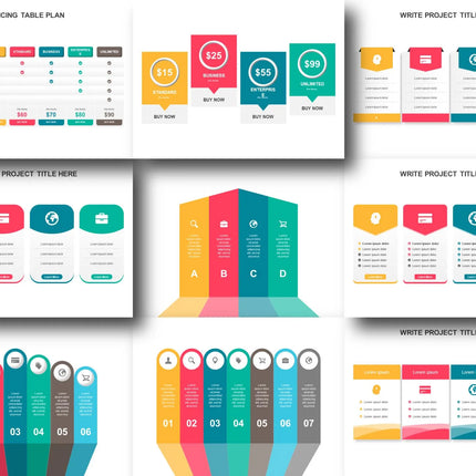 5000 PowerPoint Template Bundle Fully Editable Templates | Infographics PowerPoint Templates | Presentation Template | PPTX Infographics