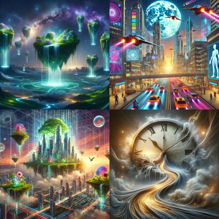 Stunning Digital Art Bundle -High-Resolution Designs Perfect for Wall Art, Prints and Creative Projects - Art Prompts For All Styles