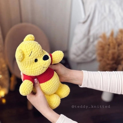 5 in 1 Winnie the Pooh, Piglet, Donkey, Tiger and Little Roo Crochet Pattern- Amigurumi Crochet Pattern- Animal Toy Crochet- Pattern English