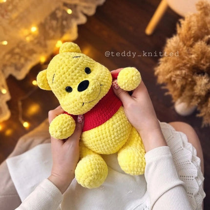 5 in 1 Winnie the Pooh, Piglet, Donkey, Tiger and Little Roo Crochet Pattern- Amigurumi Crochet Pattern- Animal Toy Crochet- Pattern English