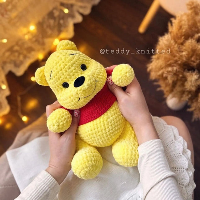 5 in 1 Winnie the Pooh, Piglet, Donkey, Tiger and Little Roo Crochet Pattern- Amigurumi Crochet Pattern- Animal Toy Crochet- Pattern English
