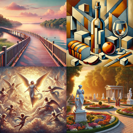 Stunning Digital Art Bundle -High-Resolution Designs Perfect for Wall Art, Prints and Creative Projects - Art Prompts For All Styles