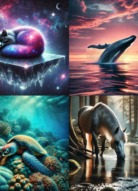 Stunning Digital Art Bundle -High-Resolution Designs Perfect for Wall Art, Prints and Creative Projects - Art Prompts For All Styles