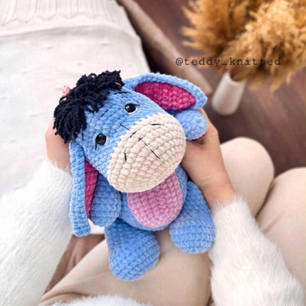 5 in 1 Winnie the Pooh, Piglet, Donkey, Tiger and Little Roo Crochet Pattern- Amigurumi Crochet Pattern- Animal Toy Crochet- Pattern English