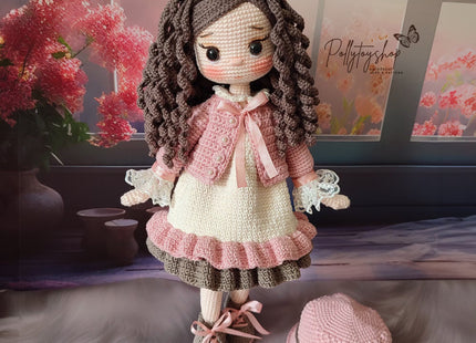 Amigurumi Pattern Rosalin Doll by Pollytoys | Amigurumi Crochet Pattern | Amigurumi Doll PDF Pattern
