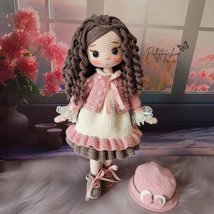 Amigurumi Pattern Rosalin Doll by Pollytoys | Amigurumi Crochet Pattern | Amigurumi Doll PDF Pattern