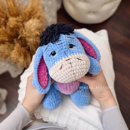 5 in 1 Winnie the Pooh, Piglet, Donkey, Tiger and Little Roo Crochet Pattern- Amigurumi Crochet Pattern- Animal Toy Crochet- Pattern English