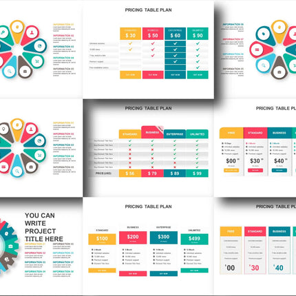 5000 PowerPoint Template Bundle Fully Editable Templates | Infographics PowerPoint Templates | Presentation Template | PPTX Infographics
