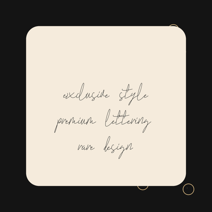 Limited Edition Luxury Script Font | Premium Cricut Font | Elegant Display Branding Font