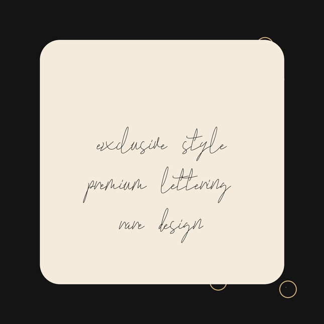 Limited Edition Luxury Script Font | Premium Cricut Font | Elegant Display Branding Font