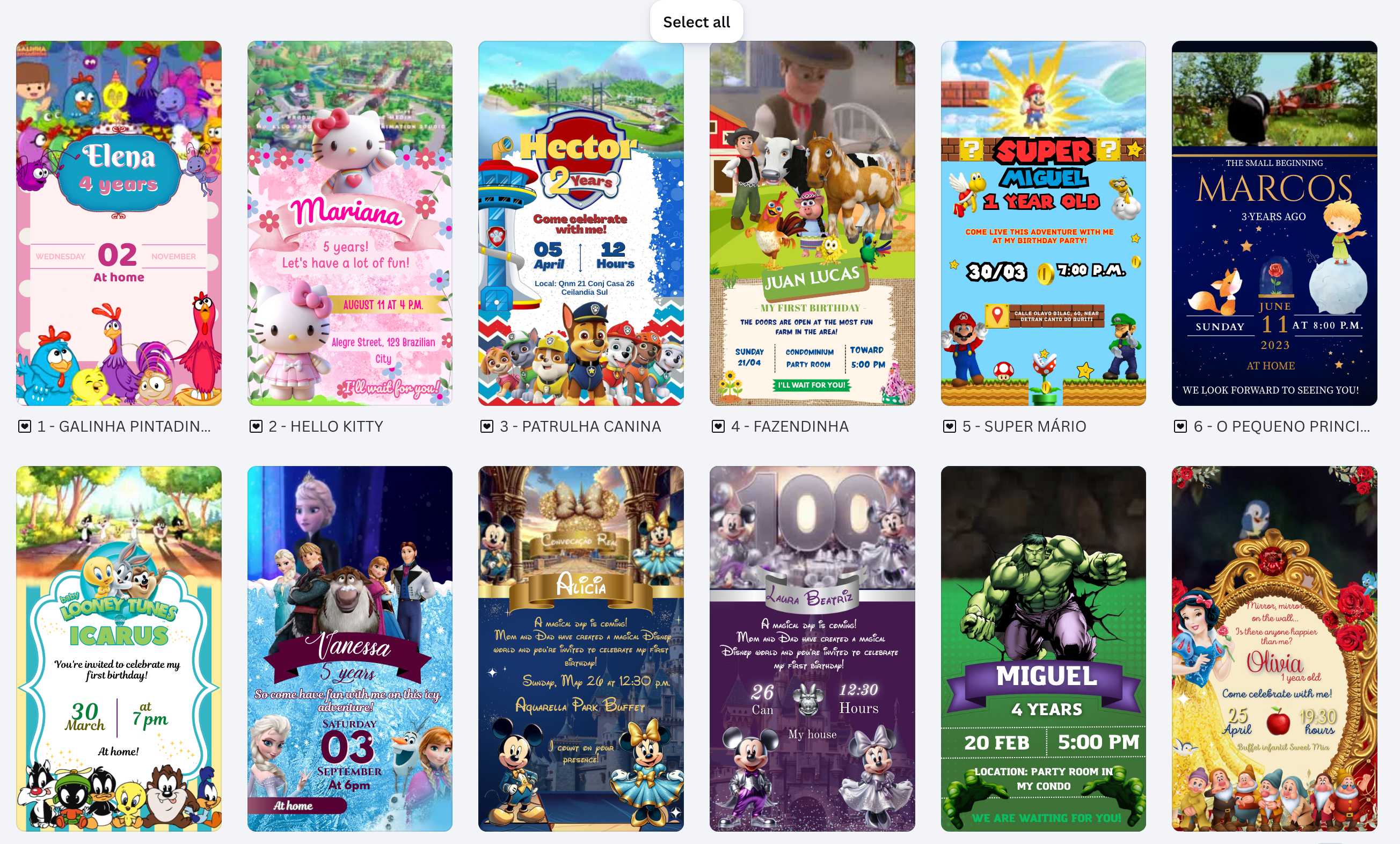 Digital Invitation Bundle Editable Canva | 1000+ Templates – Crafty Temps