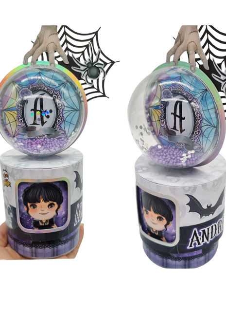 Box 12 - Potato Chip can dome shaker rotating 37gr, Box Template, Digital File SVG or Studio, Favor Box - Cricut and Silhouette