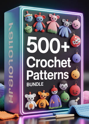 Amigurumi Crochet Pattern Mega Bundle – 500+ Designs Included