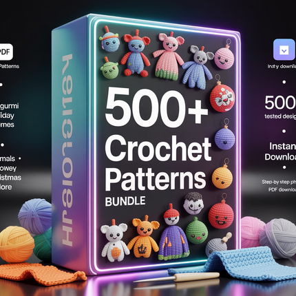 Amigurumi Crochet Pattern Mega Bundle – 500+ Designs Included