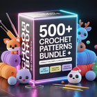 Amigurumi Crochet Pattern Mega Bundle – 500+ Designs Included