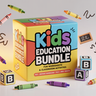 Kids Education Resources Teachers Parents Worksheets For Kids Classroom Activities, DFY Digital Product Bundle, PLR MRR Master Resell Rights