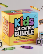 Kids Education Resources Teachers Parents Worksheets For Kids Classroom Activities, DFY Digital Product Bundle, PLR MRR Master Resell Rights