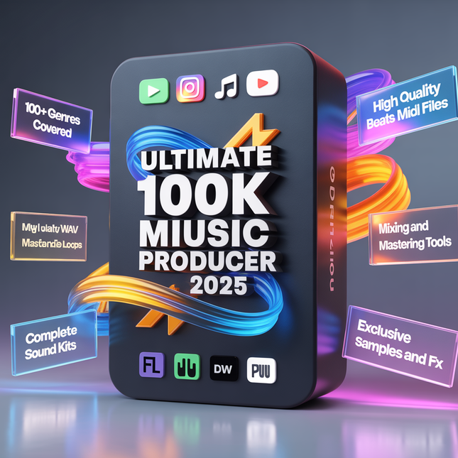 🎶 Ultimate 100K Music Producer Bundle | PLR & MRR