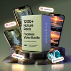 1200+ Nature Reels | Faceless Video | MRR PLR | Stock Video | Faceless Reels