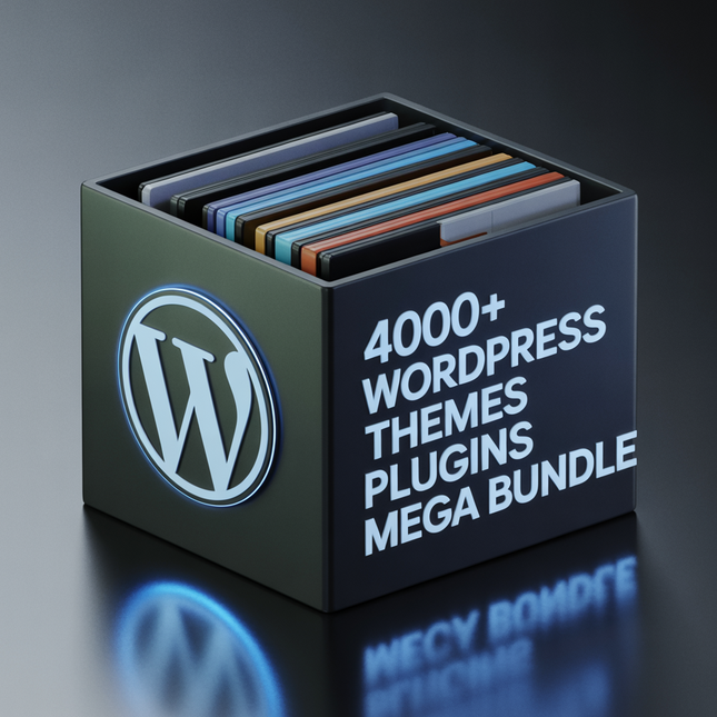 4000+ WordPress Templates, Themes & Plugins Mega-Bundle (Instant Download + 5 Free Bonuses