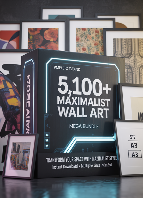 5100+ Maximalist Wall Art MEGA BUNDLE, Eclectic Wall Art, Maximalist Home Decor, Trendy Wall Art, Trendy Prints, Maximalist Gallery Wall Set