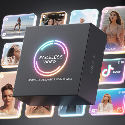 Faceless video, Aesthetic video, Faceless reels, Luxury reels, Mega reels bundle, Faceless Marketing, PLR videos pack, MRR resell rights