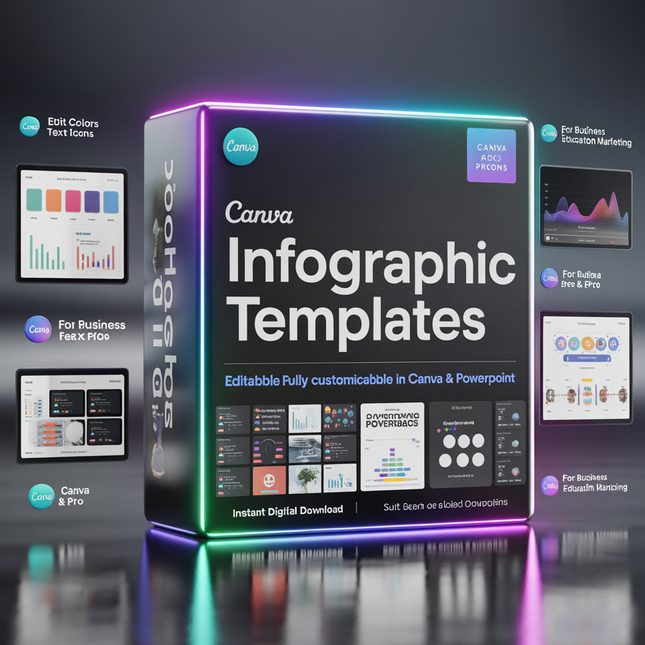 Canva Infographic Templates | Editable PowerPoint Slides