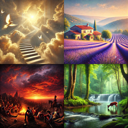 Stunning Digital Art Bundle -High-Resolution Designs Perfect for Wall Art, Prints and Creative Projects - Art Prompts For All Styles