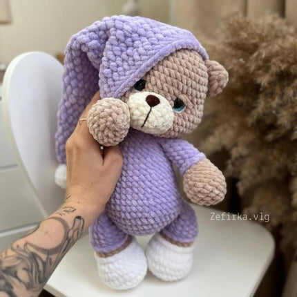 Teddy Bear Crochet Pattern, Bear Crochet Pattern, Amigurumi Teddy Bear Pattern, Bear Crochet Toy, Pattern In English