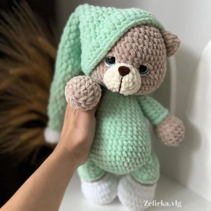 Teddy Bear Crochet Pattern, Bear Crochet Pattern, Amigurumi Teddy Bear Pattern, Bear Crochet Toy, Pattern In English