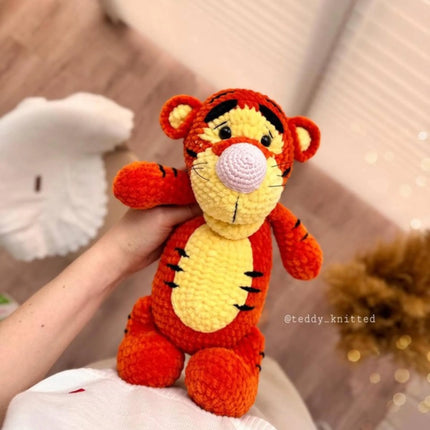 5 in 1 Winnie the Pooh, Piglet, Donkey, Tiger and Little Roo Crochet Pattern- Amigurumi Crochet Pattern- Animal Toy Crochet- Pattern English
