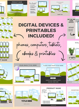 Etsy Listing Video Templates Canva Video Mockups Video Template Etsy Canva Animation Etsy Video Mockup Bundle Canva Mockup Template Bundle