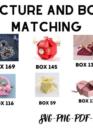 135 Box Templates, Kit Boxes, MEGA BOX TEMPLATE, Part Box, 3D Boxes, Gift Box, Digital Paper Sequin, Noel Box Svg, Cameo Cut Files
