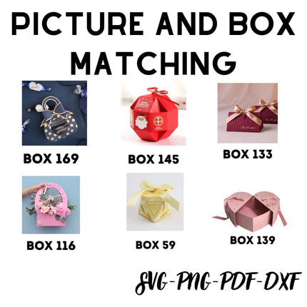 135 Box Templates, Kit Boxes, MEGA BOX TEMPLATE, Part Box, 3D Boxes, Gift Box, Digital Paper Sequin, Noel Box Svg, Cameo Cut Files