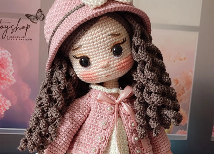 Amigurumi Pattern Rosalin Doll by Pollytoys | Amigurumi Crochet Pattern | Amigurumi Doll PDF Pattern