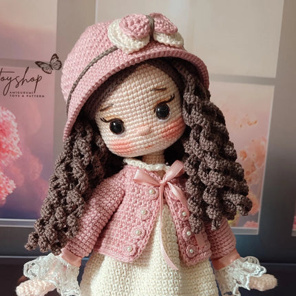 Amigurumi Pattern Rosalin Doll by Pollytoys | Amigurumi Crochet Pattern | Amigurumi Doll PDF Pattern