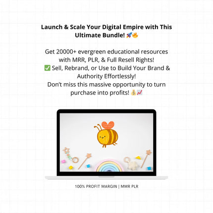 Kids Education Resources Teachers Parents Worksheets For Kids Classroom Activities, DFY Digital Product Bundle, PLR MRR Master Resell Rights