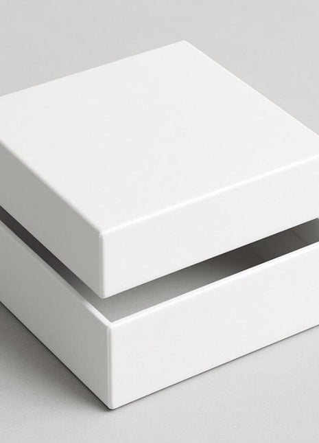 4x4x2 Rigid Two-Piece Gift Box Dieline SVG PDF AI