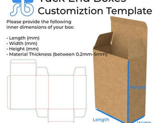 Mailer Box Dieline Template SVG PDF AI EPS Self-Lock Kraft