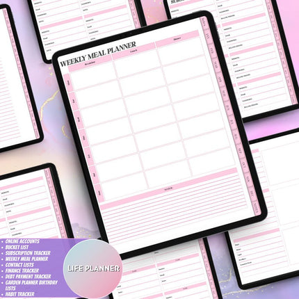 ADHD Digital Planner • Undated GoodNotes Planner • iPad Planner for Adults • Daily & Weekly ADHD Organizer • Neurodivergent-Friendly Layouts - Crafty Temps