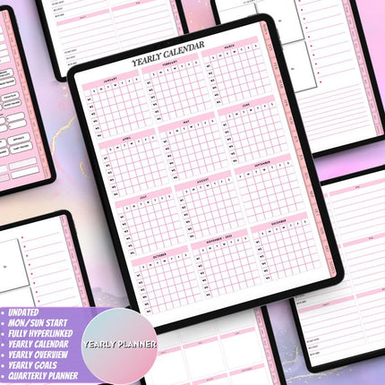 ADHD Digital Planner • Undated GoodNotes Planner • iPad Planner for Adults • Daily & Weekly ADHD Organizer • Neurodivergent-Friendly Layouts - Crafty Temps
